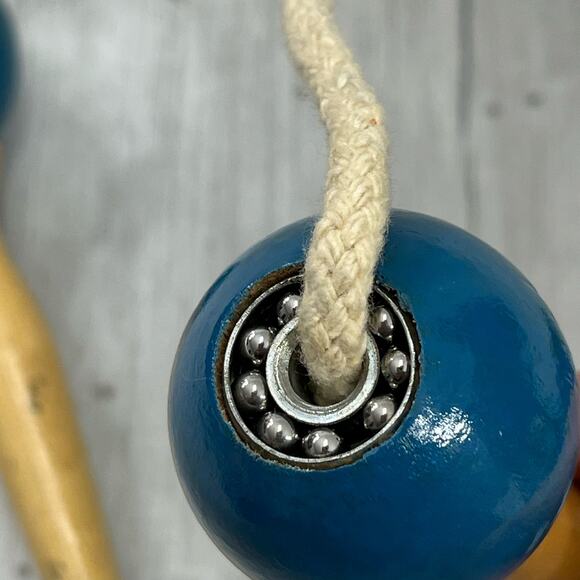 Vintage Ball Bearing 8' Skipping Jumping Rope Scotland Thomas Salter - Picture 4 of 6